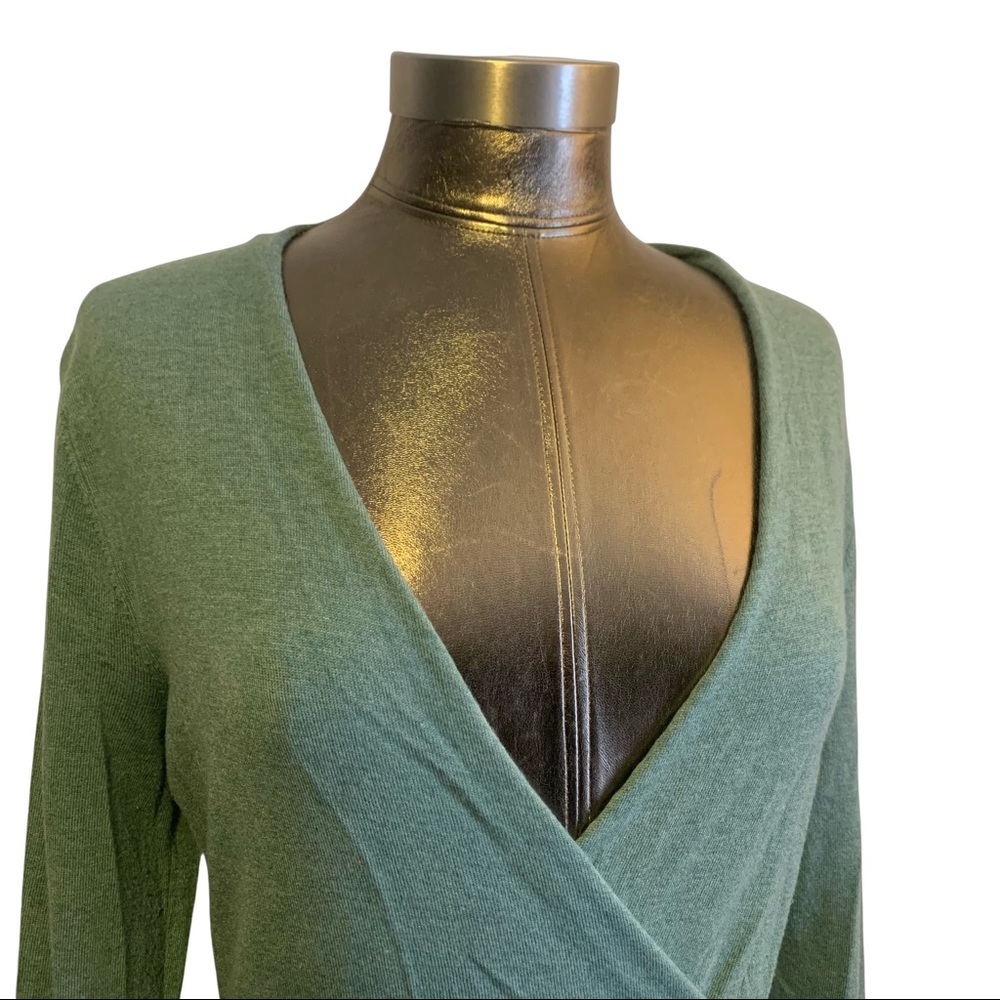 3/$25 212 Collection Wrap Sweater Button Detail - Picture 2 of 8